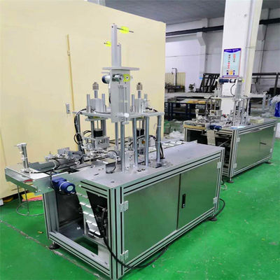 Attrezzatura eliminabile ultrasonica automatica della maschera della saldatrice della banda dell'orecchio della maschera 1500W