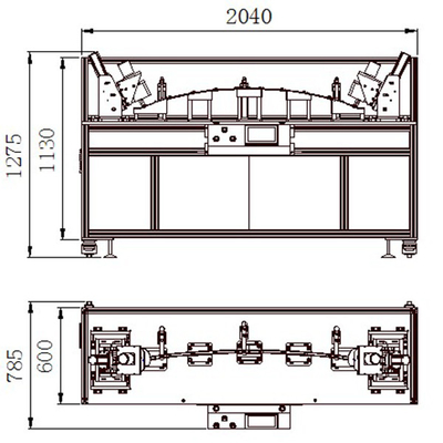 2400W punzonatrice automatica del contenitore ultrasonico di punzonatrice 0.6MPA