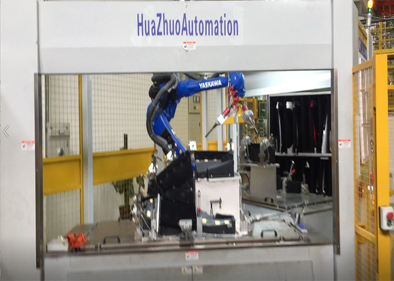 6mm/S alluminio automatico di saldatura robot dei sistemi SpA per la griglia dell'automobile