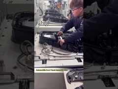 Linea di assemblaggio dei pannelli delle porte dell'automobile;Guida a vite;Saldatura con rivetto a caldo;Inserimento di graffette;Isposizione