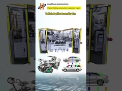 Linea di assemblaggio per la lavorazione del pilastro B dell'automobile, compresa la saldatura della plastica, l'inserimento delle clip, ecc.