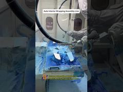 Linea di assemblaggio di avvolgimento automatico per parti interne di automobili